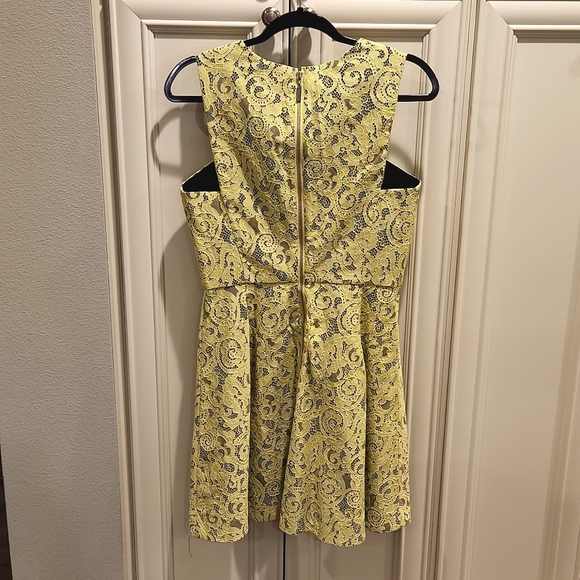 BEBE | Fit & Flare Lace Dress - Picture 7 of 7